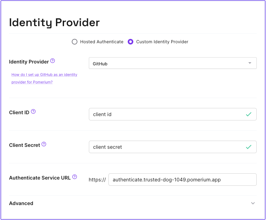 Configuring GitHub as an identity provider in Pomerium Zero